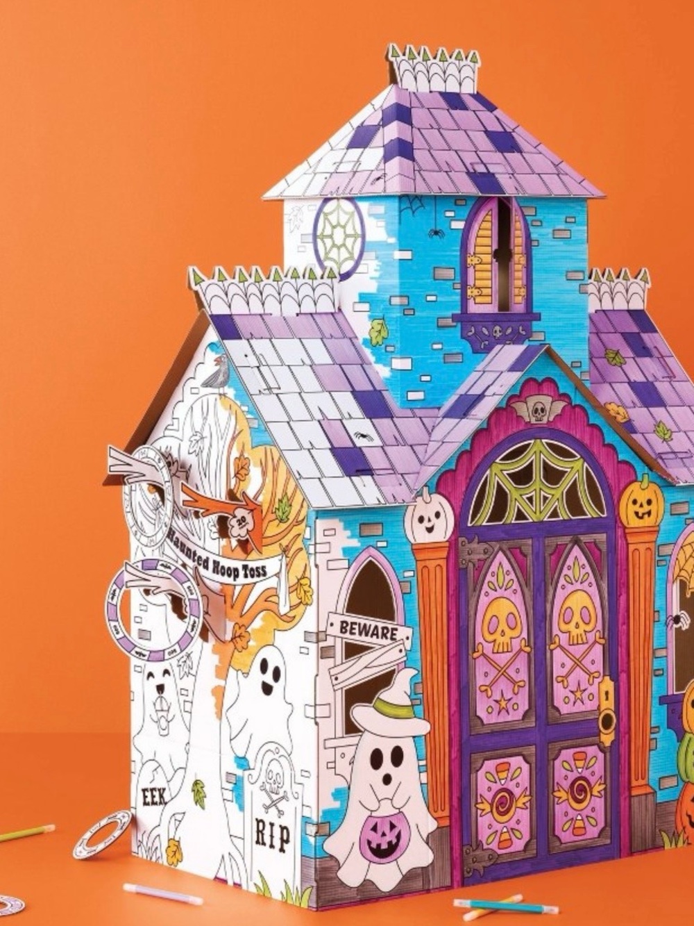 Mondo Llama Spooky Color your own Haunted House Kit ages 6+